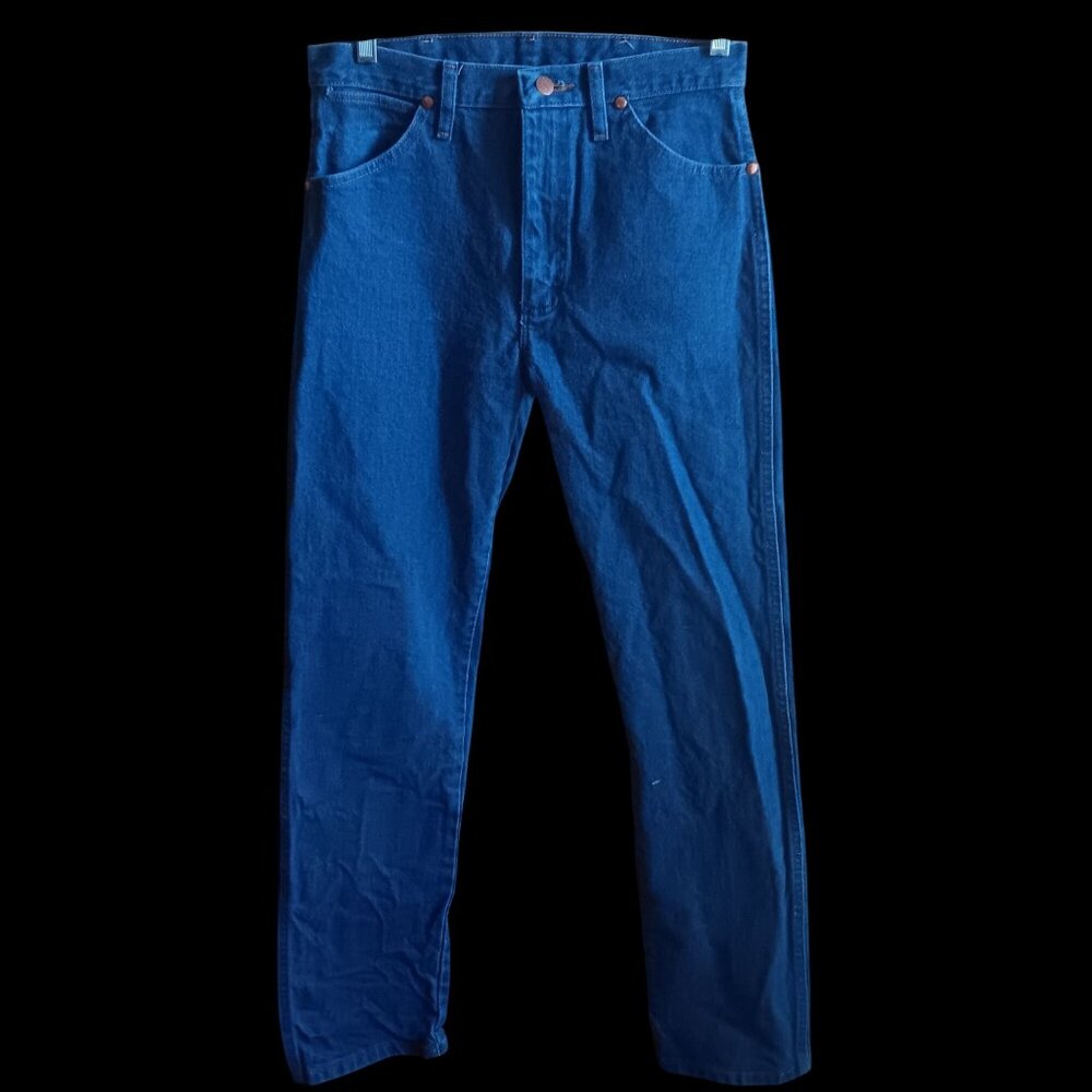 31x34 Vintage Wrangler 13MWZ Jeans Mens Denim 1990's Mexico Rancher Straight
